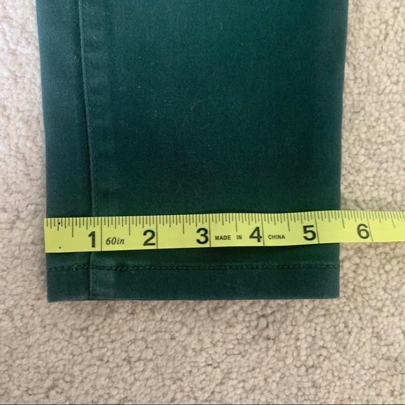 Moss Green Low Rise Skinny Jeans - Picture 10 of 10